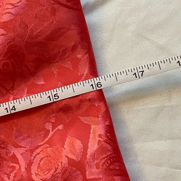 Victoria's Secret Coral Satin Floral Dress - Picture 9 of 12